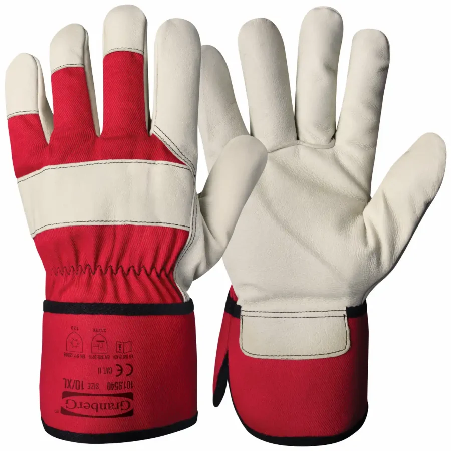 Granberg 9540 Vinterhandsker i Svinelæder – Slidstærke handsker til udendørs arbejde