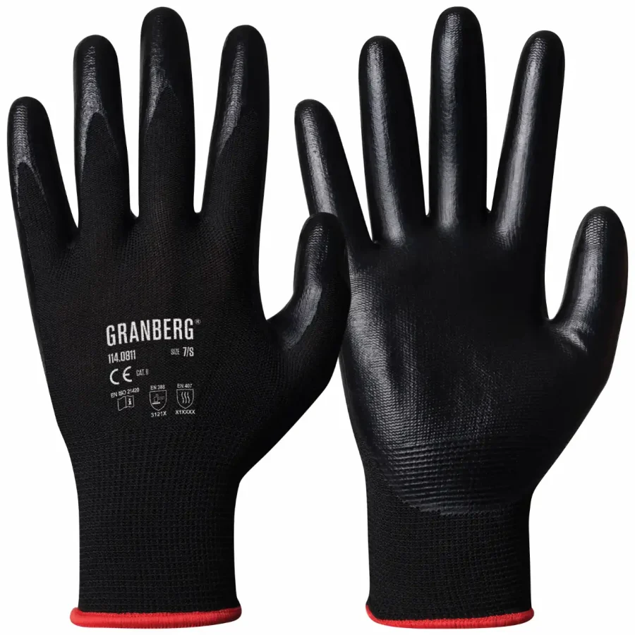 Slidstærk montagehandske